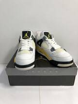 観賞用 NIKE AIR JORDAN4 RETRO LS US9 27.0 レアエア TOUR YELLOW RARE AIR 314254-171_画像10