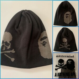 BAPE x mastermind JAPAN KNIT CAP