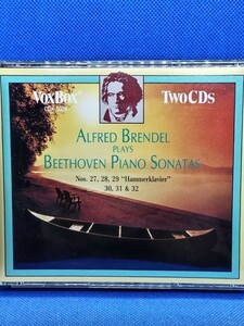 ベートーヴェン/ピアノ・ソナタ第27.28.29.30.31.＆32番/アルフレード・ブレンデル（ピアノ）/CD2枚組/輸入盤