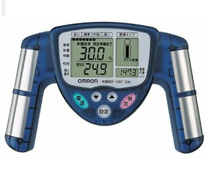  Omron body fat meter blue HBF-306-A