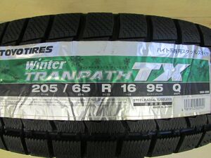 205/65R16　トーヨータイヤ　Winter　TRANPATH　TX　4本セット　送料無料　ウィンタートランパス　スタッドレスタイヤ