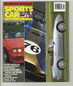 【d1079】91.11 SPORTS CAR INTERNATIONAL／リスタージャガーXJS、リスターシボレー、ポルシェ968、マツダRX-7、...