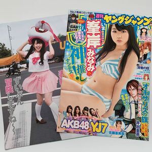 r★AKB48 峯岸みなみ★切り抜き8Ｐ 水着グラビア 2011.ヤングジャンプ