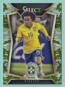 PANINI SELECT SOCCER 2015/16 PRIZM No.24 WILLIAN ウィリアン　249枚 ブラジル