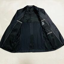 【至高の一品】Calvin Klein　セットアップ　シャドー　ストライプ　ブラック　スーツ　１円　美品　黒　コレクション　カルバンクライン_画像3