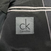 【至高の一品】Calvin Klein　セットアップ　シャドー　ストライプ　ブラック　スーツ　１円　美品　黒　コレクション　カルバンクライン_画像4