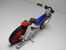 DART TRACKER ダートトラッカー トリコロール カラー Dirt track racing 1/18 マイスト製 車種不明 JUNK #1 HONDA FTR似 単気筒 NJK LNK _画像8