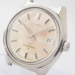 セイコー グランドセイコー 6145-8000 GRAND SEIKO デイト SS 自動巻 シルバー GSメダリオン メンズ 男性腕時計 フェイス[7902527-AX2