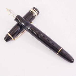 モンブラン マイスターシュテュック 146 MONTBLANC MEISTERSTUCK 14K 14金 ブラック×ゴールド 万年筆[BH1420034-EK2