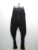 SALE35%OFF/JULIUS・ユリウス/COATING COTTON SWEAT TROUSERS15/BLACK・3_画像8