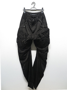 SALE35%OFF/JULIUS・ユリウス/RAYON/COTTON RATINE TROUSERS12/BLACK・3