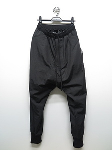 SALE35%OFF/JULIUS* Julius /NYLON/COTTON GROSGRAIN TROUSERS/BLACK*2