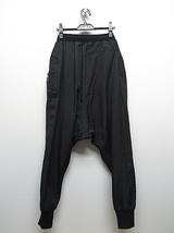 SALE35%OFF/JULIUS・ユリウス/NYLON/COTTON GROSGRAIN TROUSERS/BLACK・2_画像9