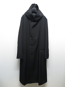 SALE30%OFF/Yohji Yamamoto・ヨウジヤマモト/RE GABARDINE O-4BS HOOD COAT/ブラック・3