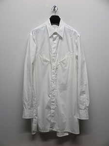 Yohji Yamamoto・ヨウジヤマモト/CHAIN STITCH BROAD WESTERN PK SHIRT/ホワイト・3