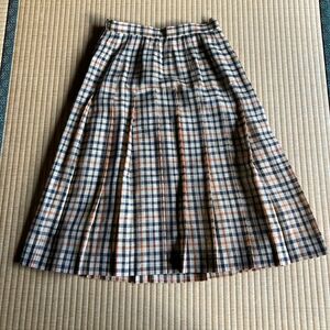 DAKS ロングスカート ダックス　 チェック　春夏用　レディース　レトロ