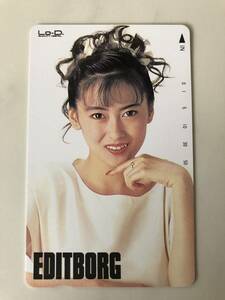 テレフォンカード　中山美穂　非売品⑤