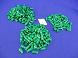 絶縁キャップ(裸圧着端子用)(約250個入)(汚れ有)(緑) TIC-14