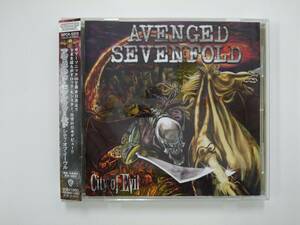 AVENGED SEVENFOLD City of Evil 国内版 帯付き 特価即決 アヴェンジド セヴンフォールド シティ オブ イーヴル A7X