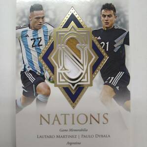 値下げ FUTERA 2023 UNIQUE NATIONS LAUTARO MARTINEZ PAULO DYBALA DUAL JERSEY 24/30 30枚限定 特価即決 ラウタロ マルティネス ディバラの画像1