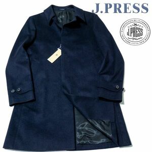 JP287XL 新品!秋冬7万 J.PRESS Jプレス 定番 ウール/カシミヤコート ステンカラーコート ビーバー加工 オンワード樫山