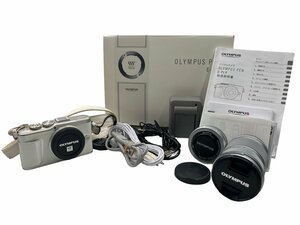 美品 OLYMPUS PEN オリンパス E-PL9 ミラーレス 一眼カメラ IM008 ホワイト 14-42mm 1:3.5-5.6 40-150mm 1:4-5.6 ボディ 本体 高画質