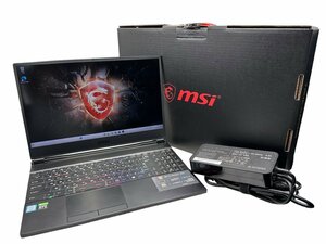 極美品 MSI エムエスアイ GE65 Raider 9SF-023JP ゲーミングノートパソコン PC Intel Core i7-9750H 32GB Windows 11 Pro 本体 ゲーム