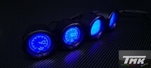 新品 52mm 7色LED 3連メーターセット ブースト計 水温計 油温計 油圧計 追加メーター 86 ZN6 Z33 Z34 AP EK ZZT DC5 S14 ZC32S_画像6