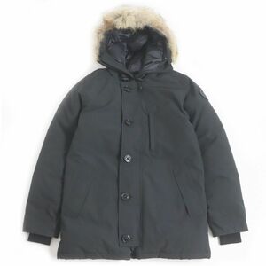 良品□カナダグース ブラックレーベル 3426MB CHATEAU PARKA/シャトー フーデッド WZIP ダウンジャケット ブラック M カナダ製 国内正規品