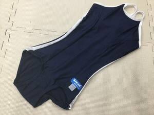 AT4311BK140 新品【女子 スクール水着】ワンピースタイプ サイズ 140/紺×白/カップなし/レーサーバック/スイムウエア/水泳/プール/小学生