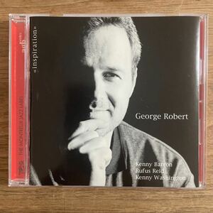 【レア希少廃盤CD】George Robert 「inspiration」スイス盤　TCB RECORDS TCB20852 1999年録音　Kenny Baronトリオ参加　人気盤　廃盤