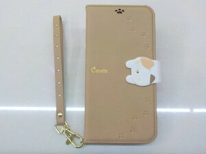 TIN★☆在庫あり32　iPhone11　手帳型ケース ベージュ　茶系　猫　iP19_61-COT05 Beige 新品未使用　3-10-5