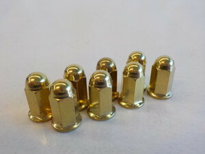 ゴールドメッキ　マフラーナット6ｍｍ21ｍｍ