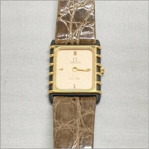 OMEGA オメガ　デビル　1450　QZ/革　稼働品 　腕時計