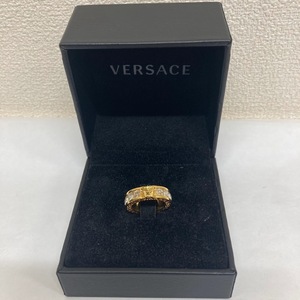 VERSACE　ヴェルサーチ　メドゥーサ　クリスタル　リング　刻印９号