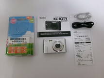 ケンコー・トキナー デジタルカメラ　KC-03TY　1月7日購入　保証あり　_画像2