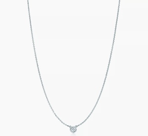 Новая ☆ Tiffany &amp; Co. Elsa Peretti Single Diamond Penden