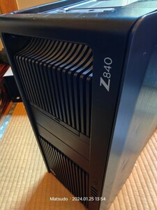 Hp z840 電源が起動できません。CPUなし メモリなし、SDDなし。ビデオカードなし