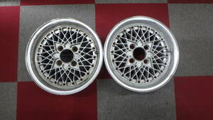 SSR STAR FOMULA MESH 14-6.5J PCD110 インセット+20 4穴 中古2本セット　Ａ