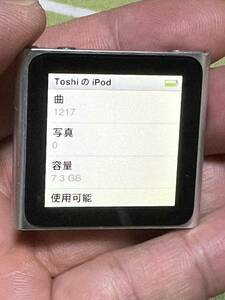 iPod nano 第6世代 8GBMC525J 動作品