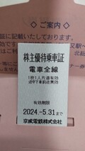 ☆京成電鉄☆株主優待乗車証☆1～9枚★4枚～送料無料☆_画像2