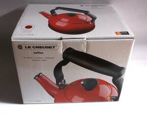 LE CREUSET ルクルーゼ ケトル 1.1L 1.25Qt赤色 レッド やかん ほうろう【未使用】