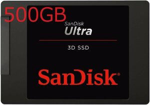 SanDisk サンディスク 内蔵 SSD Ultra 3D 500GB 2.5インチ SATA (読み出し最大 560MB/s 書込み最大 510MB/s) SDSSDH3-500G-G26 保証有