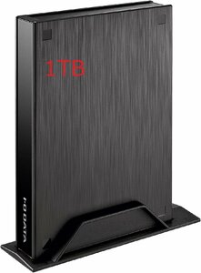 アイ・オー・データ IODATA 電源不要 外付けHDD 1TB トロッカ テレビ録画用 静音 地デジ最大125時間 HDPL-UTA1K/E ブラック 保証有