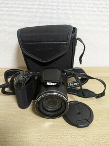 動作確認済み☆ニコン Nikon コンパクトデジタルカメラ COOLPIX L340 / 4-112mm 1:3.1-5.9　光学28倍ズーム　ケース付き