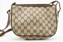 1円 GUCCI　ヴィンテージ　グッチ　オールドグッチ　GGプラス　シェリー　ショルダーバッグ　斜めかけ　ポシェット　23-7809_画像3