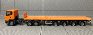 1/87 Herpa Scania CG 17 XT 6x6 with Teletrailer Semi-trailer Municipal Orange