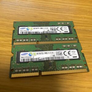 【中古動作品】SAMSUNG 4GB メモリー 2枚