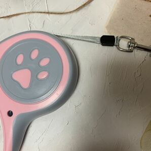 5M 自動伸縮 リード ペット用品 犬 ドッグ 犬用 伸縮 リードコードタイプ ピンク 伸縮リード ピンクの画像5
