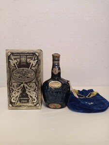 CHIVAS ROYAL SALUTE 21年700ml未開栓 外箱,仕覆付美品 スコッチウィスキー 古酒 コレクション シーバス ロイヤルオールドボトル